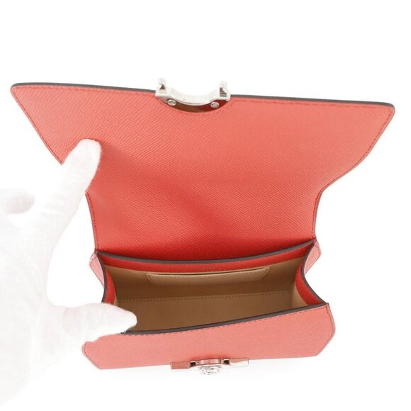 MOYNAT Moynat Regine 2-way Bag Leather Red - Picture 6 of 16